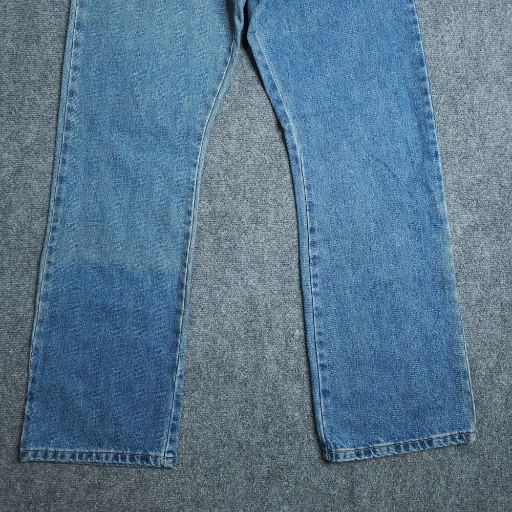 Levi's 517 Boot Cut Jeans Mens 33x32 Medium Wash Workwear Western Distressed Y2K